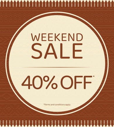 Weekend Sale Banner UK